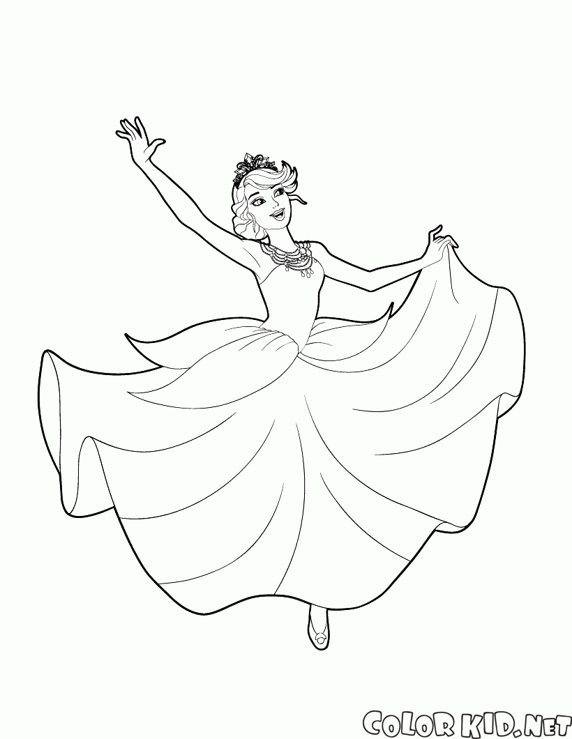 Coloring page - Barbie