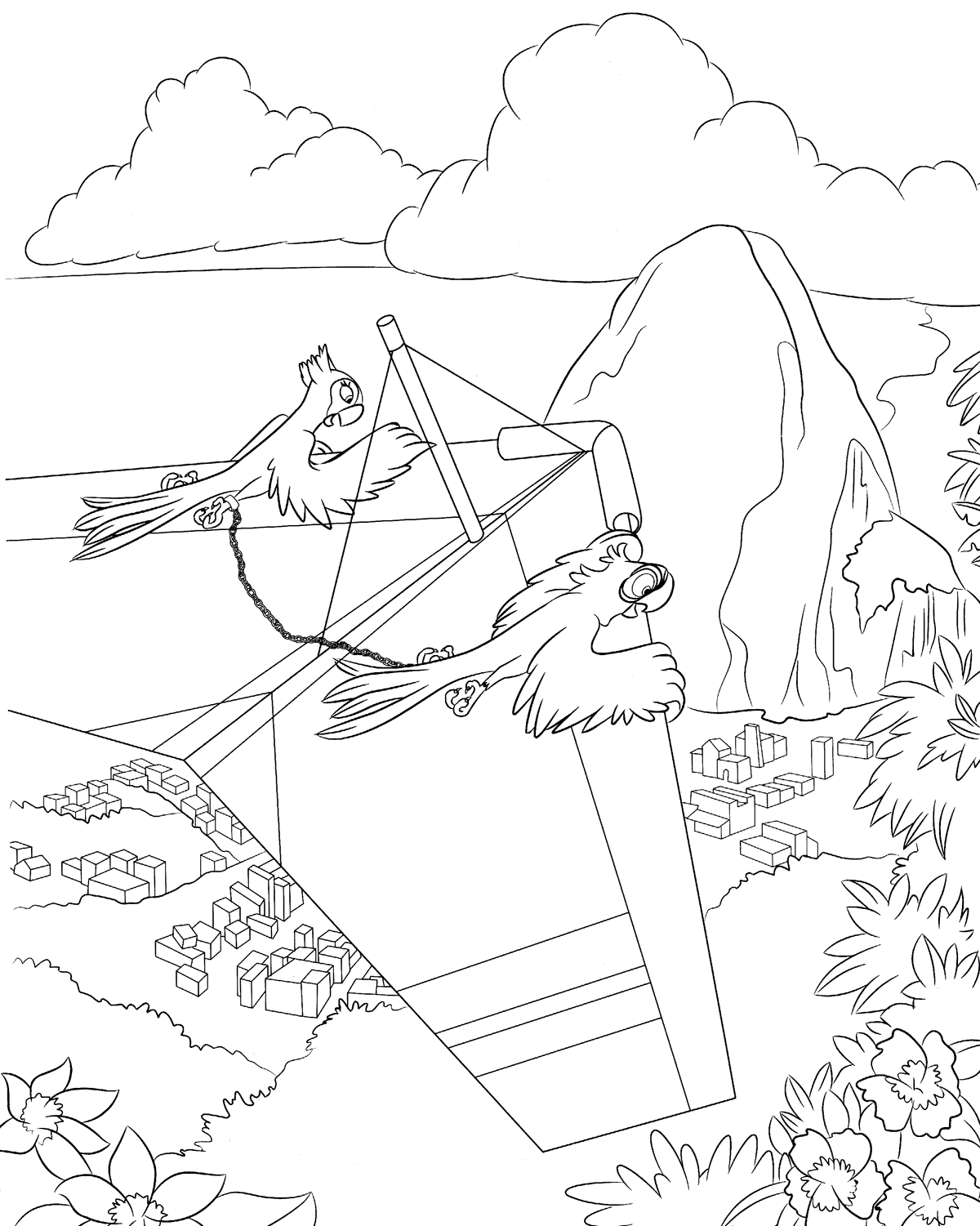 Coloring page - ASA delta