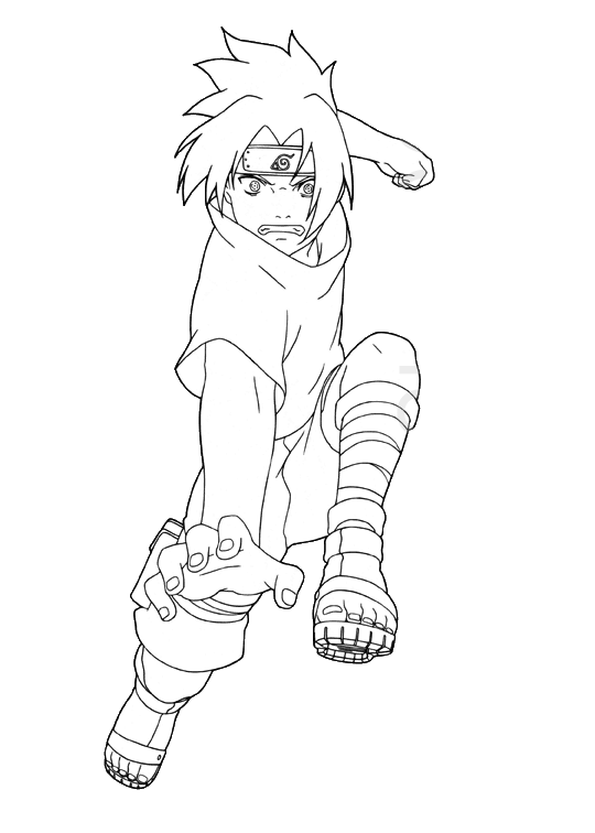 Coloring page - Kakashi Hatake