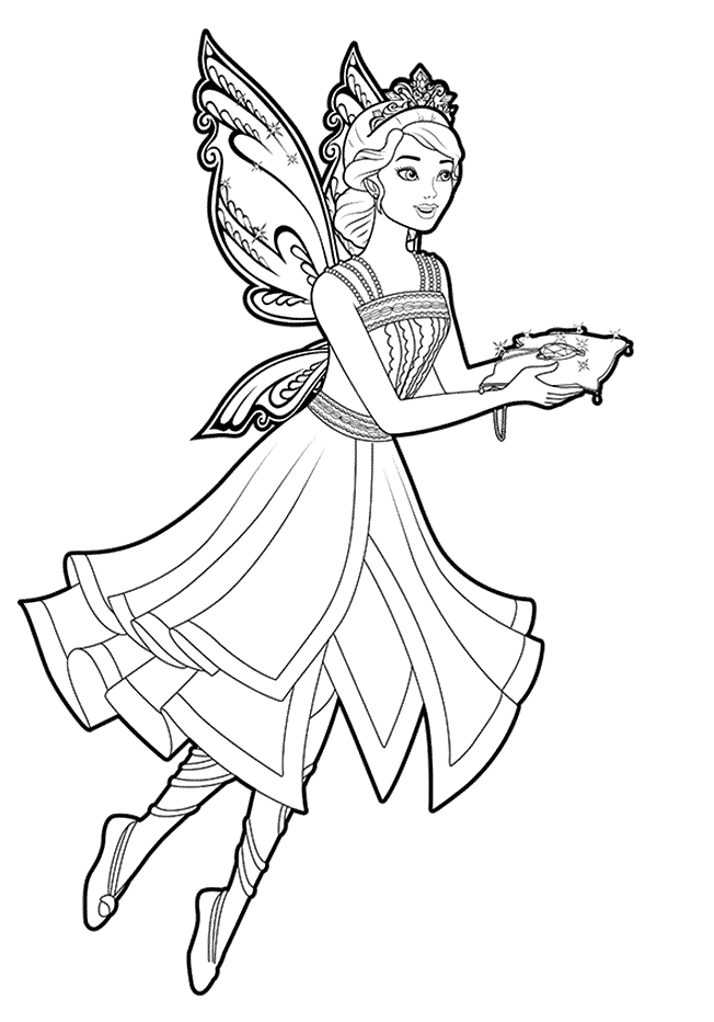 Coloring page - Barbie Fada