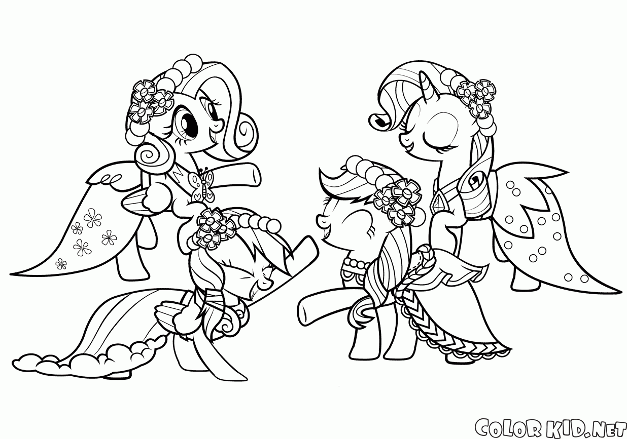 Desenhos Para Pintar - Desenhos das Equestria Girls My Little Pony