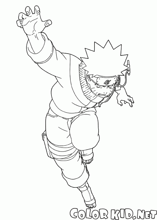 Coloring page - Naruto herói