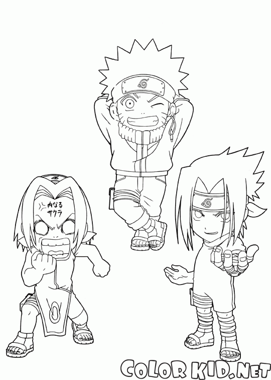 Desenhos para colorir de Hatake Kakashi de Naruto - Desenhos para