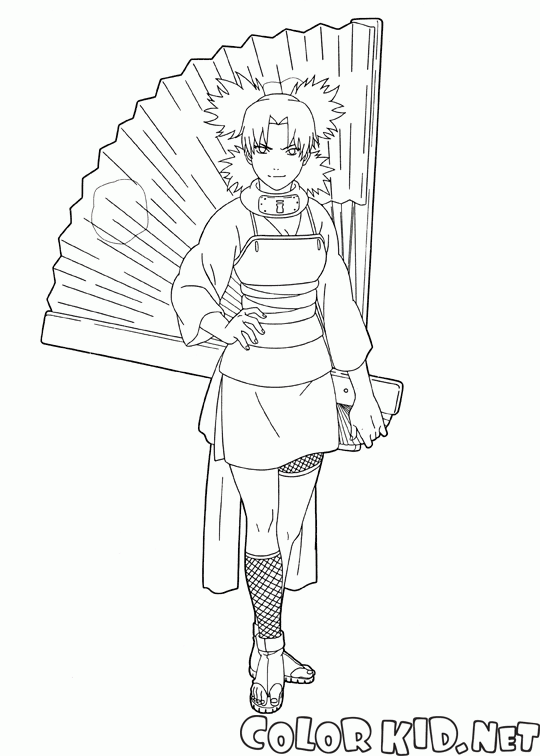 Coloring page - Temari