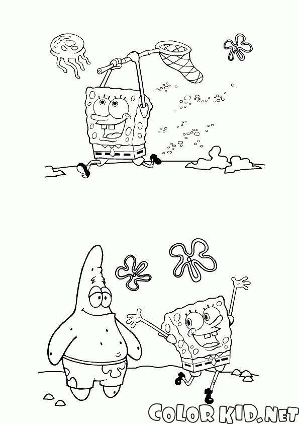 Desenhos do Patrick para Colorir e Imprimir