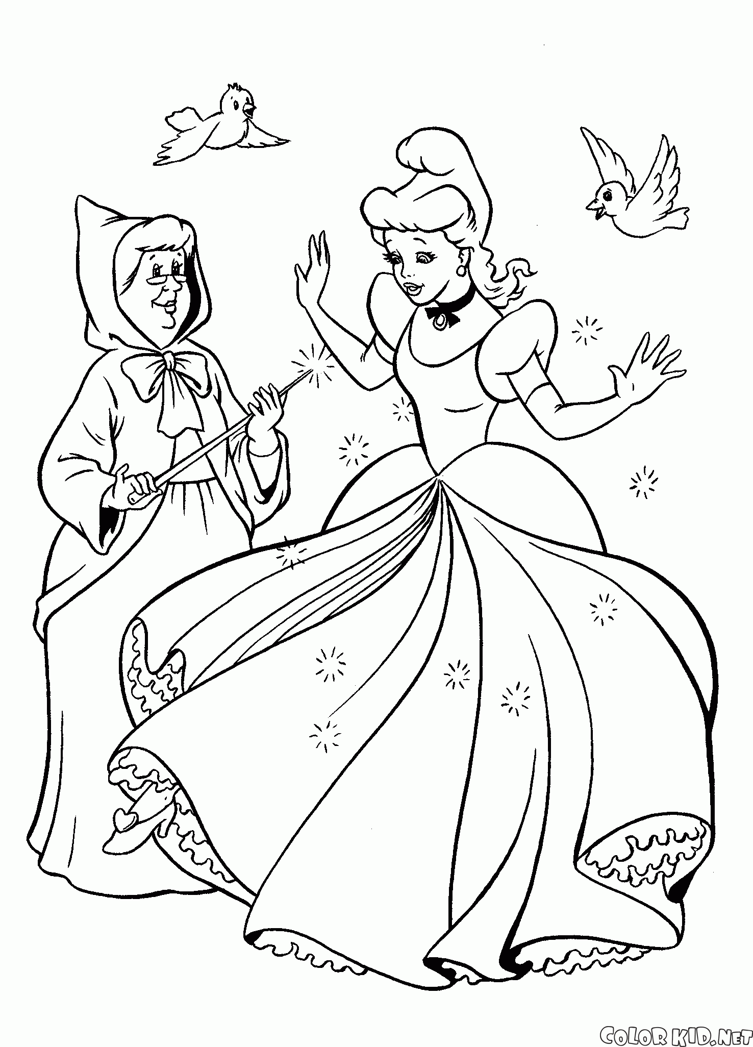 New vestido de Cinderella
