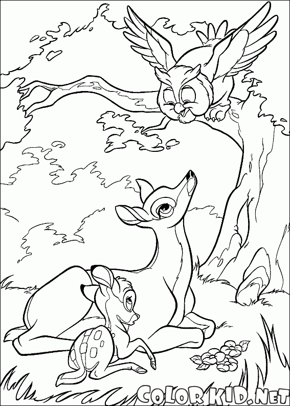 Bambi e sua mãe
