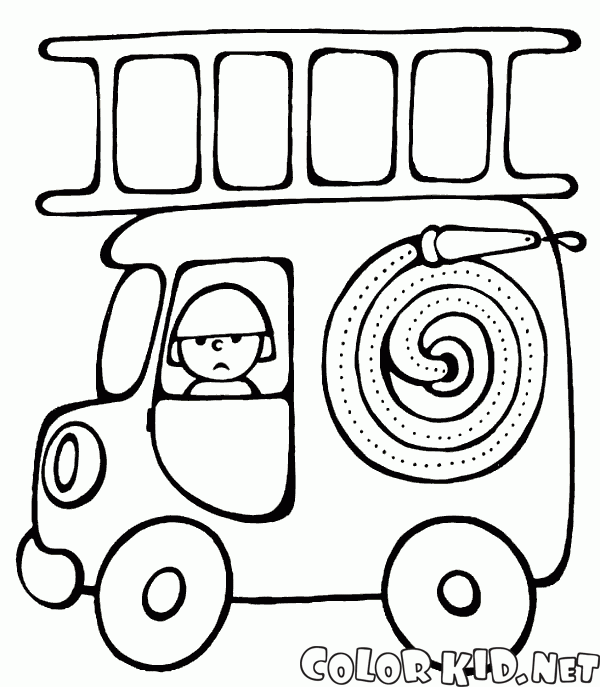 Coloring page - Corrida de carro