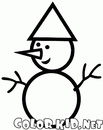 Imagem de um boneco de neve