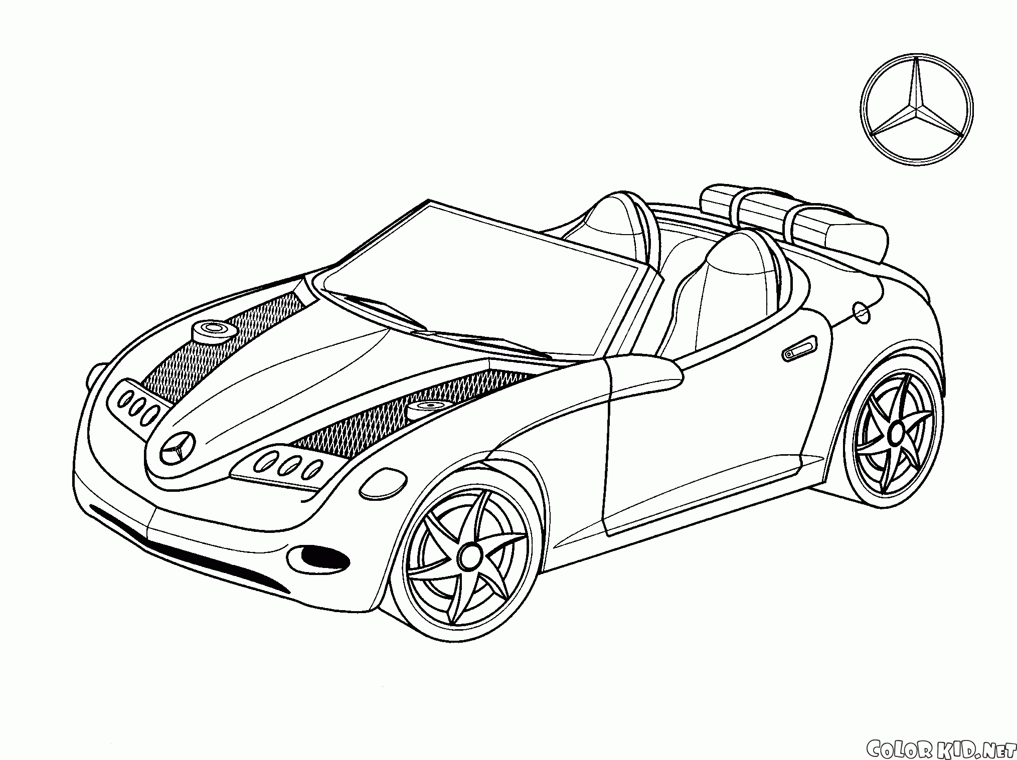 Carro De Corrida Desenho Para Colorir - Ultra Coloring Pages