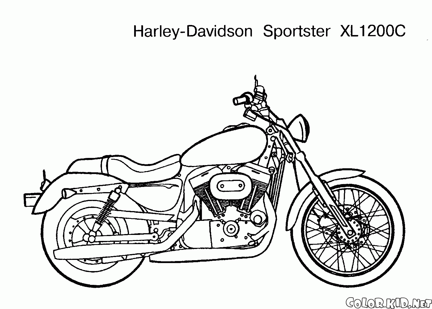 Coloring page - Motos época passada