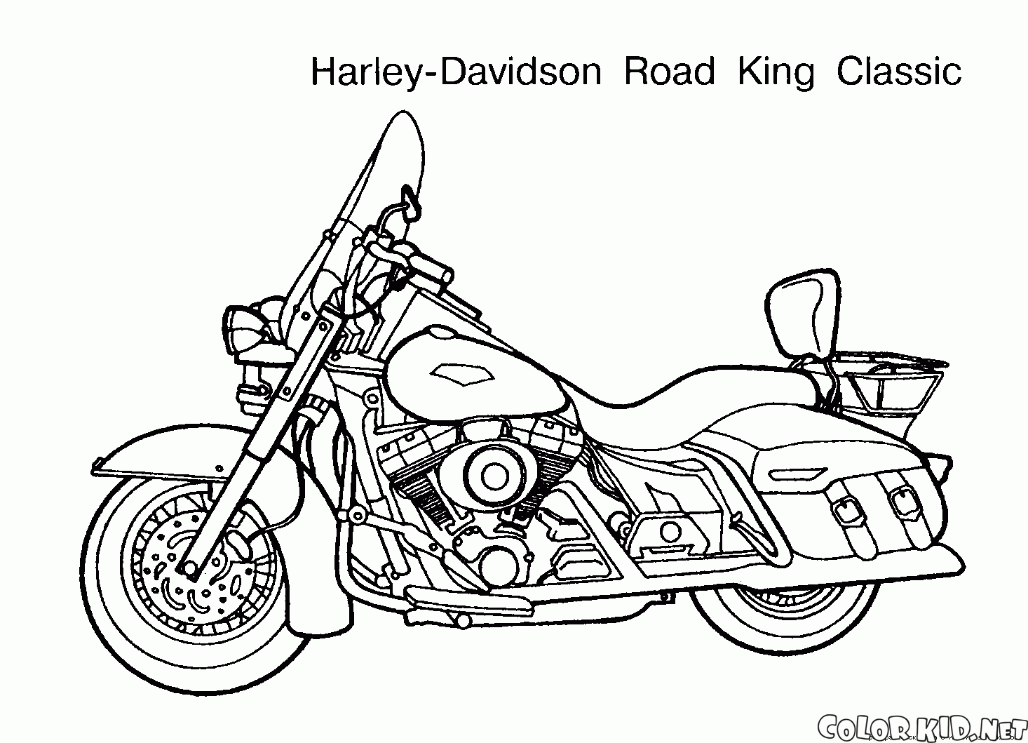 Coloring page - Motos época passada