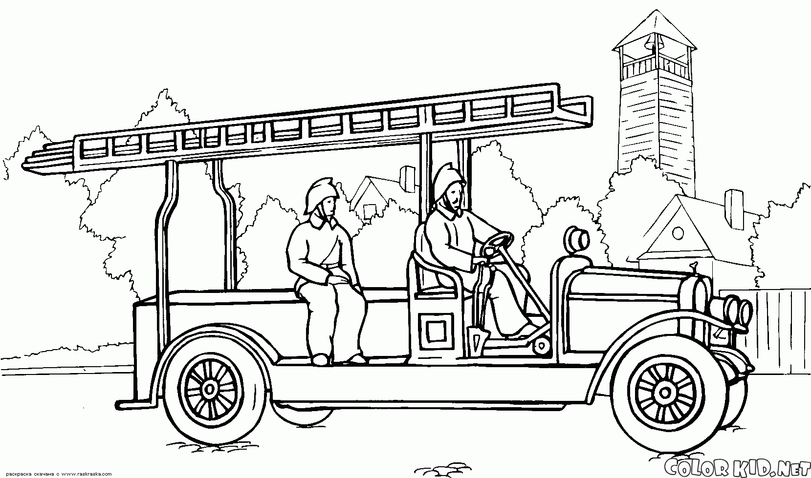 Veículo de motor de incêndio