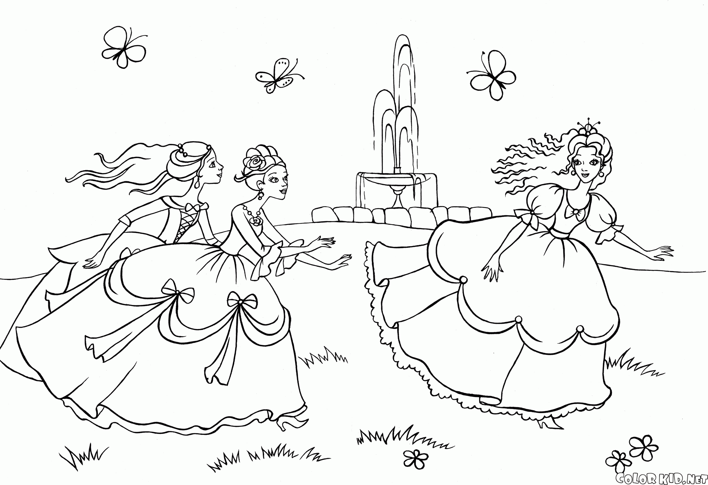 Coloring page - Jogos de princesas