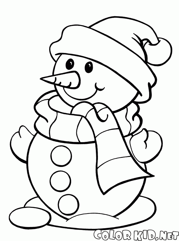 Chapéu do boneco de neve