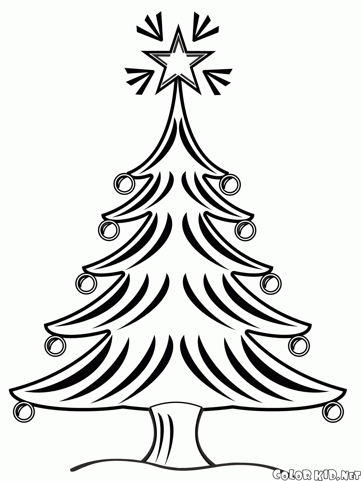 Incandescência ponta da árvore de Natal