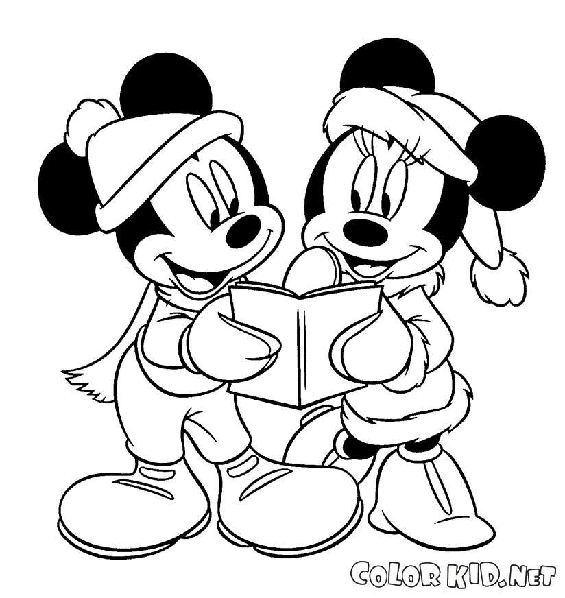 Mini e Mickey Mouse