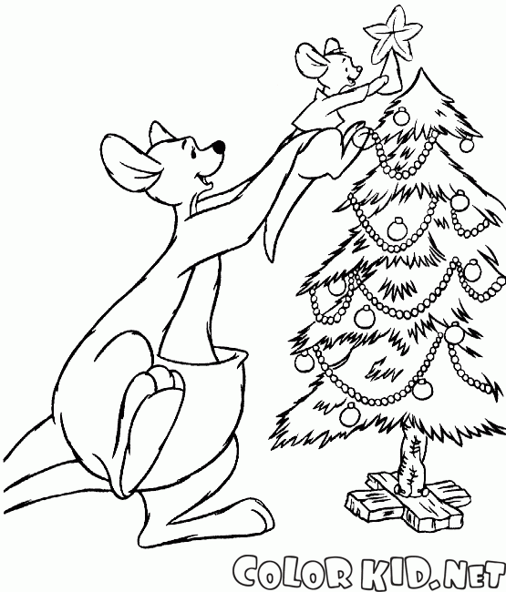 Kanga, Roo e da árvore de Natal