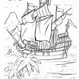 Navio pirata de James Gancho