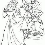 Princesa Aurora e fadas