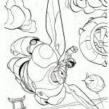 Hiro e Baymax salvar a cidade