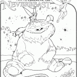 O monstro está sorrindo