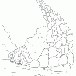 Torre de pedra de monstro