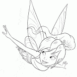 Voando jovem feiticeira