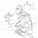 Anna está congelando