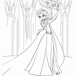 Elsa usa a magia