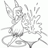 Tinker Bell e da água