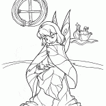 Tinkerbell costura roupas