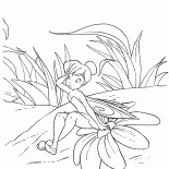 Tinker Bell relaxa