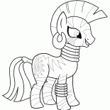 Desenho de My Little Pony Zecora para colorir