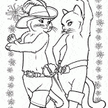 Puss in Boots dança