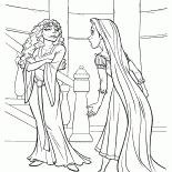 Mãe Gothel e Rapunzel