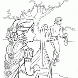 Rapunzel e Flynn Viagem