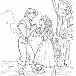 Reunião Flynn e Rapunzel