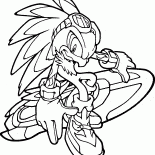 Desenho de Sonic X para colorir - Tudodesenhos