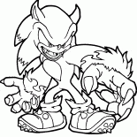 Desenho de Sonic X para colorir - Tudodesenhos