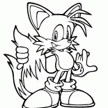 Desenho de Sonic X para colorir - Tudodesenhos