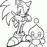 Sonic X e queijo o Chao