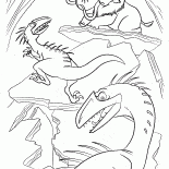 Dinossauros irritados