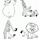 Desenhos animados Madagascar