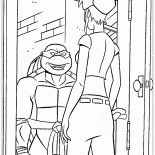 Teenage Mutant Ninja Turtles na casa de hóspedes