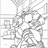 Raphael em rollerskates