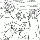 Teenage Mutant Ninja Turtles em um problema