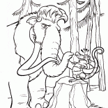 Manny e alegre gambá