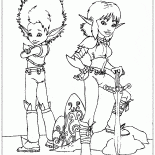 Arthur e Selenia na campanha