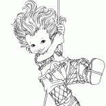 Betameche em uma corda